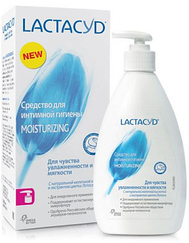 ЛАКТАЦИД средство для интимной гигиены увлажняющее 200 мл