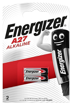 Energizer батарейки Alkaline A27 2шт