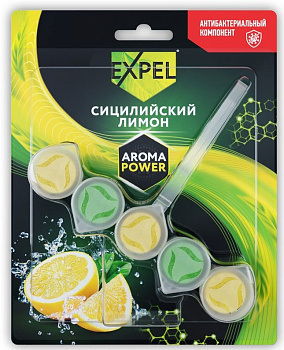 Expel средство чистящее для унитаза aromapower сицилийский лимон