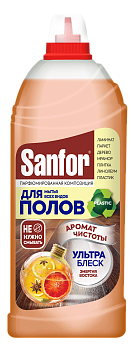 Sanfor ультра блеск для мытья полов энергия востока 500 мл