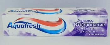 Aquafresh зубная паста Активное отбеливание 100мл