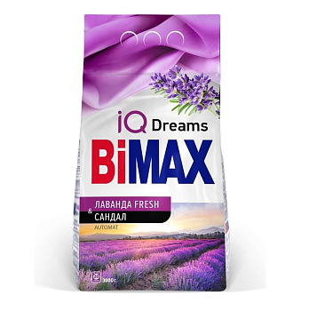 BiMax automat стиральный порошок лаванда fresh & сандал 3000 г