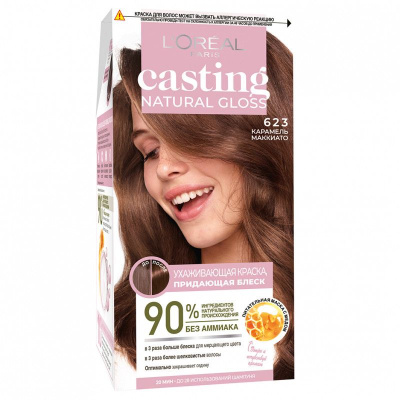 L' Paris Casting краска уход для волос 623 карамель маккиато Уценка