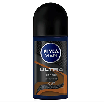 NIVEA део шарик мужской ultra carbon антибактереальный эффект 50 мл