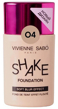 Vivienne Sabo тональный крем с натуральным блюр эффектом shakefoundation тон 04