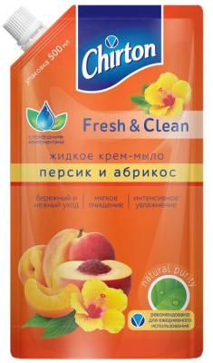 Chirton крем-мыло жидкое Персик и абрикос 500мл