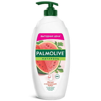 Palmolive Натурэль гель крем для душа женский мягкий и освежающий арбуз с увлажняющим молочком 750 мл