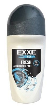 EXXE MEN дезодорант антиперспирант fresh 50 мл ролик