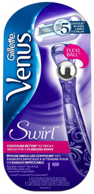 Бритвенный станок GILLETTE VENUS SWIRL + 1 кассета