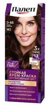 Palette крем краска для волос тёмный шоколад 3.65