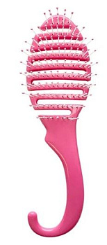 Lei расчёска вентиляционная с крючком  160 розовая