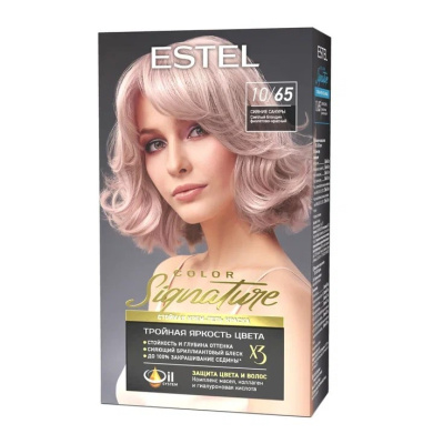 Estel крем-гель краска для волос Color Signature Сияние сакуры 10/65