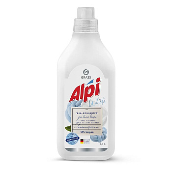 Grass Alpi white gel концентрированное жидкое средство для стирки флакон 1,8 л