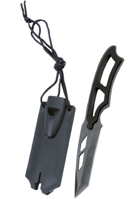 Forester Mobile нож ультралегкий с титан покрытием в пласт футляре со свистком на шнурке