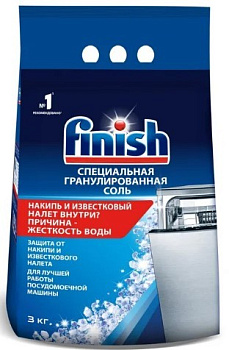 Finish соль для посудомоечных машин 3 кг