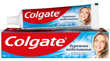Colgate зубная паста бережное отбеливание 100мл