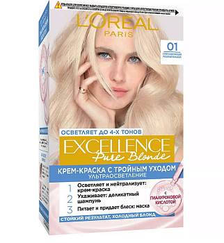 L'oreal Excellence 01 суперосветляющий русый натуральный