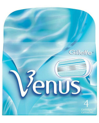 Сменные кассеты для бритья GILLETTE VENUS (4 шт)
