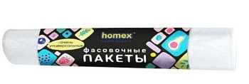 Homex фасовочные пакеты 24*37 200+20 шт очень универсальные