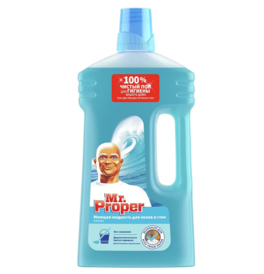 __ моющая жидкость для полов и стен океан 1 л