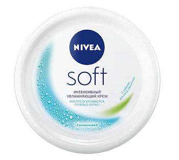 NIVEA Soft крем увлажняющий шайба 100 мл