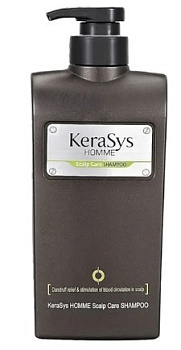 KeraSys шампунь для волос лечение кожи головы мужской  550мл