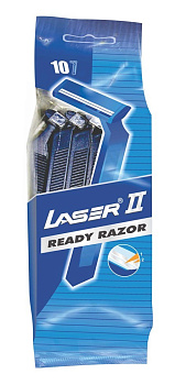 Лазер одноразовые бритвы с двумя лезвиями Лазер II 10шт
