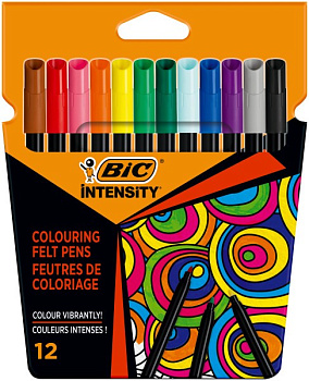 BIC Цвет. фломастеры (кор. 12 цветов)