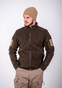 Black Rams Uniform мужская флисовая куртка  PLR 106 коричневый размер L