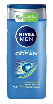 Nivea Men гель для душа 2в1 для тела и волос Ocean 250мл