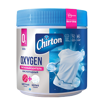 Chirton кислородный отбеливатель пятновыводитель oxygen 500 гр