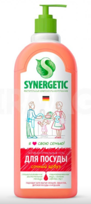 Synergetic средство для мытья посуды, детских игрушек с ароматом арбуза 1л