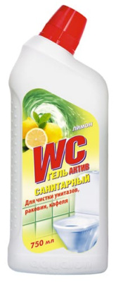 MODUS wc гель актив санитарный лимон 750 мл