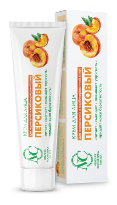 Невская Косметика персик крем для лица питательный 40мл Уценка