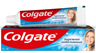 Colgate зубная паста бережное отбеливание  50мл