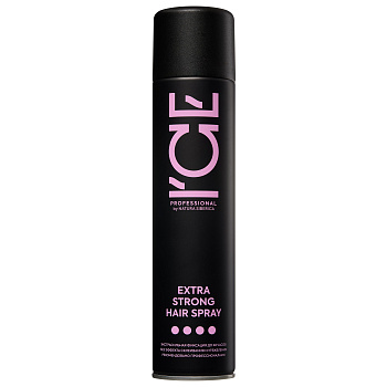 ICE Professional home extra strong hair spray лак для волос экстрасильной фиксации 300 мл
