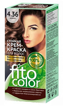 Фитокосметик краска для волос FitoColor тон 4.36 Мокко