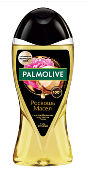 Palmolive роскошь масел гель для душа с маслом макадамии и экстрактом пиона 250 мл