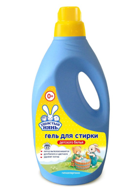 Ушастый Нянь жидкое средство для стирки детского белья 2 л Уценка