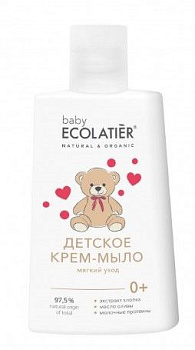 Ecolatier baby детское крем мыло мягкий уход' 0+ 250 мл