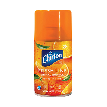 Chirton Fresh Line освежитель воздуха цитрусовый баллон 250 мл