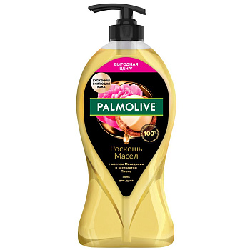 Palmolive роскошь масел гель для душа с маслом макадамии и экстрактом пиона 750 мл