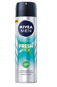 Nivea део-спрей мужской Fresh Kick Men 150мл