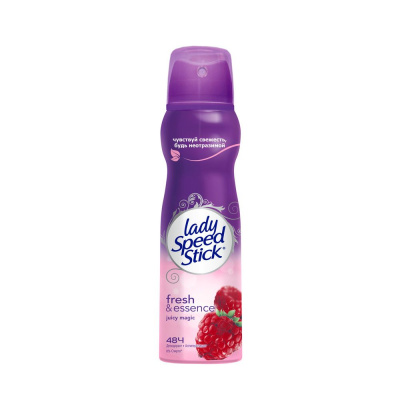 Lady Speed Stick дезодорант спрей fresh малина 150 мл Уценка