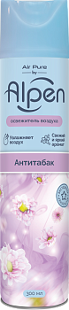Alpen освежитель воздуха антитабак 300 мл