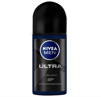 NIVEA део шарик мужской ultra антибактериальный эффект 50 мл