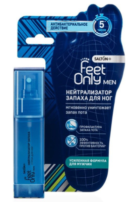 SALTON MEN feet only нейтрализатор запаха для ног мужской 60 мл