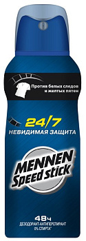 Mennen Speed Stick дезодорант спрей 24/7 Невидимая защита, 150мл