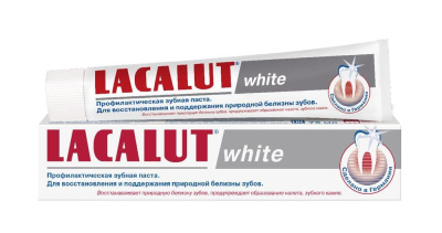 Лакалют з/п уайт отбеливающая 75мл