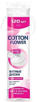 Cotton Flower ватные диски 120 шт